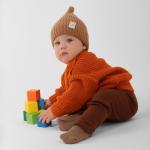 Джемпер вязаный «Крошка Я» Oranges, рост 74-80 см, оранжевый