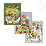 Набор полотенец из рогожки "Угощение"