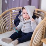 Джемпер вязаный Крошка Я Trendy, рост 80-86 см, серый