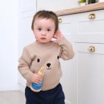 Джемпер вязаный Крошка Я «Мишка» рост 98-104 см, бежевый