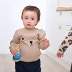 Джемпер вязаный Крошка Я «Мишка» рост 98-104 см, бежевый