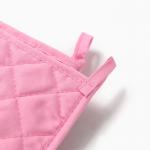 Кухонный набор «Гортензия»: варежка-прихватка 20?27 см, прихватка 17?17 см