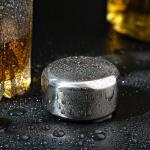 Камень для виски охлаждающий, d=5, h=2.8 см, нержавеющая сталь
