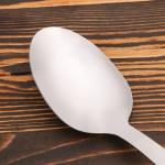 Ложка сервировочная с деревянной ручкой, длина 35 см, длина ручки 14.5 см, черпало 7?11 см