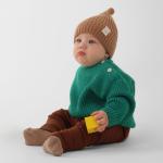 Джемпер вязаный «Крошка Я» Oranges, рост 68-74 см, зелёный