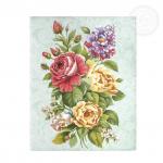 Набор полотенец из рогожки "Пионы"