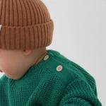 Джемпер вязаный «Крошка Я» Oranges, рост 86-92 см, зелёный