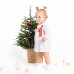 Боди - платье детское «Крошка Я. Олени», рост 68-74 см, белое