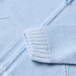 Джемпер вязаный Крошка Я на молнии рост 68-74 см, голубой