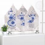 Набор полотенец из рогожки "Мамин чайник"