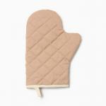 Кухонный набор Этель «Хлопок», варежка-прихватка 20?28 см, прихватка 19?19 см, 100% хлопок