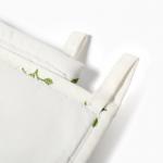 Кухонный набор Этель «Цветочек»: варежка 20?27 см, прихватка 19?19 см, саржа 190 г/м?, 100% хлопок