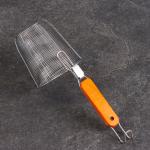 Корзинка для картошки фри Шафран, высота 31 см, деревянная ручка, металл