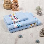 Полотенце "Мойдодыр" (голубой)