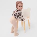 Джемпер вязаный Крошка Я «Леопард», рост 68-74 см, бежевый