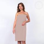 Килт для бани и сауны женский (бежевый)