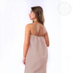 Килт для бани и сауны женский (бежевый)