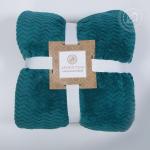 Плед флисовый "Роскошь" Малахит