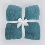 Плед флисовый "Роскошь" Малахит