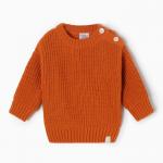 Джемпер вязаный «Крошка Я» Oranges, рост 80-86 см, оранжевый