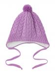 AOAW23HW2K114 Шапка с завязками д/дев. "Паула"