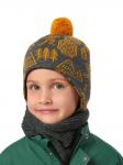 AOAW23HW1K116 Шапка с завязками д/мал. "Матиас"