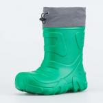 зеленый сапожки малодетская, дошкольная Полимерн.мат.