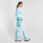 Брюки женские MINAKU: Casual Collection, голубые, размер 46