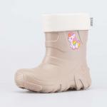 бежевый сапожки малодетская, дошкольная Полимерн.мат.