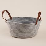 Корзина для хранения SL Home «Луиза», плетёная, ручной работы, 33?33?16 см, серая