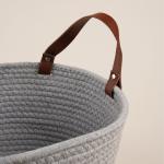 Корзина для хранения SL Home «Луиза», плетёная, ручной работы, 33?33?16 см, серая