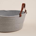 Корзина для хранения SL Home «Луиза», плетёная, ручной работы, 33?33?16 см, серая