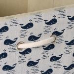 Короб стеллажный для хранения Доляна «Киты», 27?27?27 см, белый