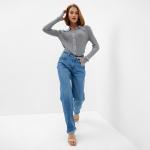 Джемпер женский MINAKU: Knitwear collection, серый, размер 42-44