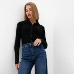 Джемпер женский MINAKU: Knitwear collection, чёрный, размер 42-44