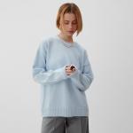 Джемпер женский MINAKU: Knitwear collection, светло-голубой, размер 46-48