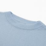 Джемпер женский MINAKU: Casual collection, экрю, голубой, размер 46