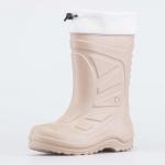 бежевый сапожки школьная, подростковая Полимерн.мат.