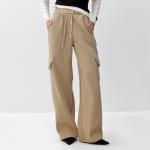 Брюки карго женские MIST размер 40-42, бежевые