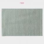 Салфетки сервировочные на стол Доляна «Энн», 4 шт., 30?45 см, серо-голубые