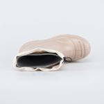 бежевый сапожки школьная, подростковая Полимерн.мат.