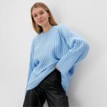 Джемпер вязаный женский MINAKU: Knitwear collection голубой, р-р 46-48