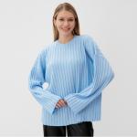 Джемпер вязаный женский MINAKU: Knitwear collection голубой, р-р 46-48