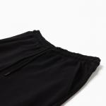 Брюки спортивные женские, чёрные, размер 44