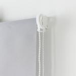 Штора рулонная «Механика», 50?200 см (с учётом креплений 3.5 см), серая