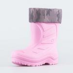 розовый сапожки школьные ЭВА