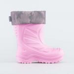 розовый сапожки школьные ЭВА