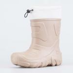 бежевый сапожки дошкольная, школьная Полимерн.мат.