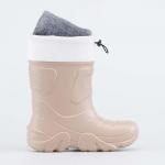 бежевый сапожки дошкольная, школьная Полимерн.мат.