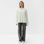 Джемпер вязаный женский MINAKU: Knitwear collection, цвет фисташковый, размер 46-48